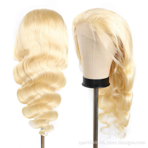 Wholesale Blonde 613 Body Wave Lace Front Wigs ,613 Hd Lace Frontal Wig,613 Blonde Full Lace Wig Human Hair Straight